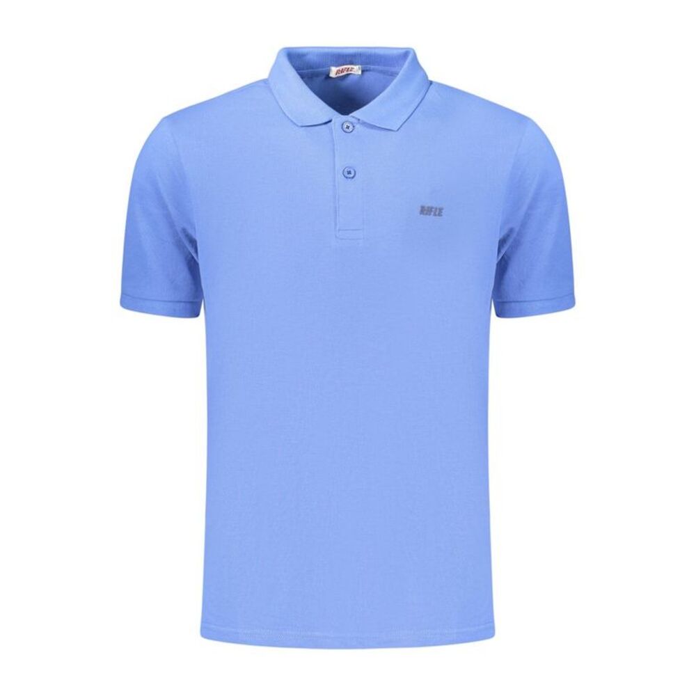 Rifle Blue Cotton Men's Polo Men's Shirt
